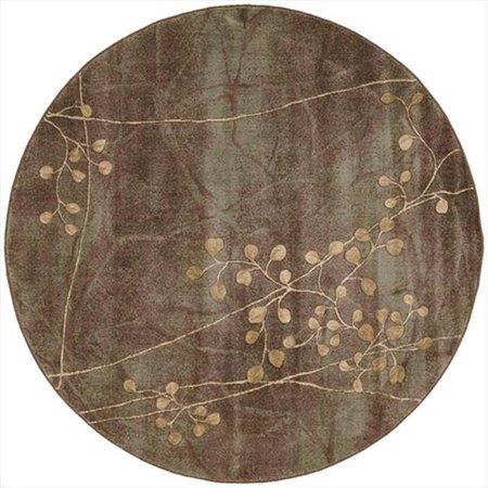 NOURISON Nourison 4808 Somerset Area Rug Collection Multi Color 5 ft 6 in. x 5 ft 6 in. Round 99446048080